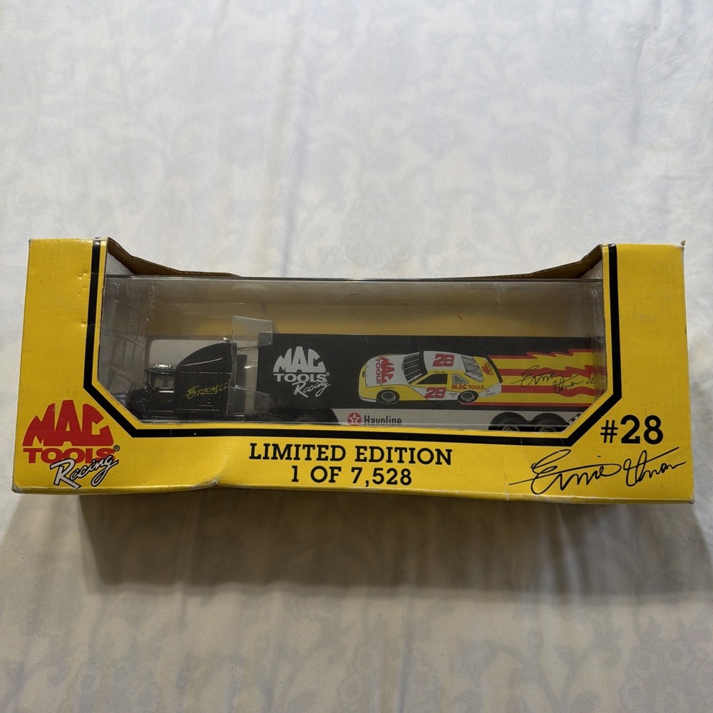 Ernie Irvan #28 Mac Tools Racing 1994 1:87‎ Racing Team Transporter Premier New